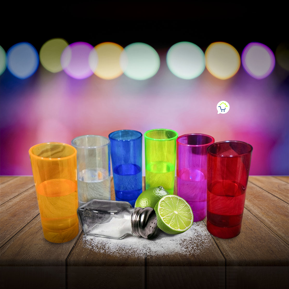 Miniatura 4 de Copas Tequileras x6 Shots Colores 20NZ
